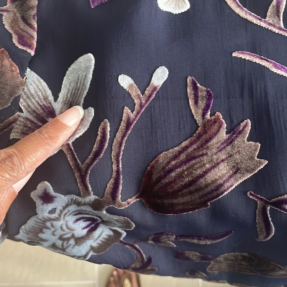 CAROLINA BELLE Dark Floral Dress | Size 10 - Picture 14 of 14